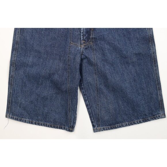 Deadstock Vintage 90s Marithe Francois Girbaud Mens 32 Loose Denim Jean Shorts - Picture 4 of 11